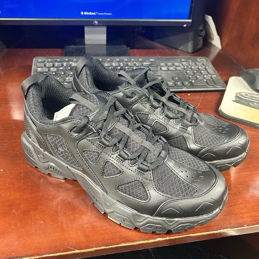 Stylish Black Athletic Sneakers